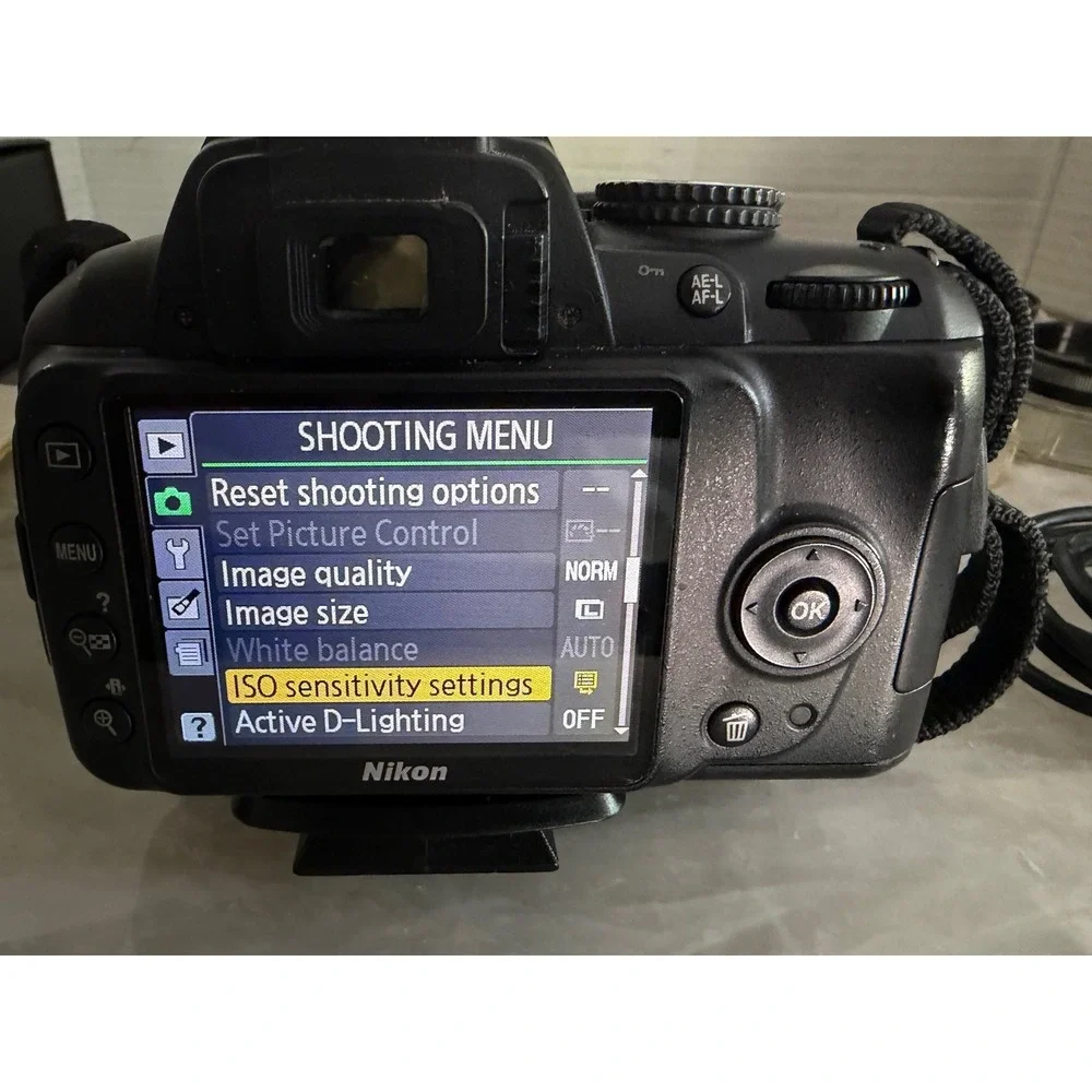 Nikon D3000 DSLR Camera Bundle 3 Lenses 18-55mm 55-200mm 70-300mm